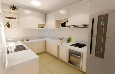 Apartamento com 2 dormitórios à venda, 58 m² por r$ 357.200,00 - parque das nações - santo andré/sp