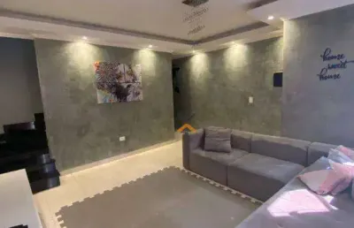 Sobrado à venda, 156 m² por r$ 805.600,00 - jardim utinga - santo andré/sp