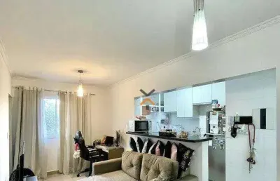 Apartamento com 1 dormitório para alugar, 48 m² por r$ 2.760,00/mês - jardim do mar - são bernardo do campo/sp