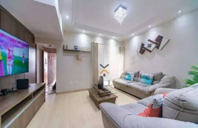 Sobrado com 3 dormitórios à venda, 153 m² por r$ 699.000,00 - vila floresta - santo andré/sp