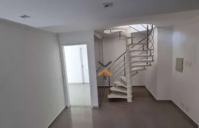 Apartamento duplex com 2 dormitórios à venda, 84 m² por r$ 490.000,00 - casa branca - santo andré/sp