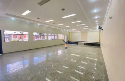 Salão, 192 m² - venda por r$ 750.000,00 ou aluguel por r$ 7.200,00/mês - vila pires - santo andré/sp