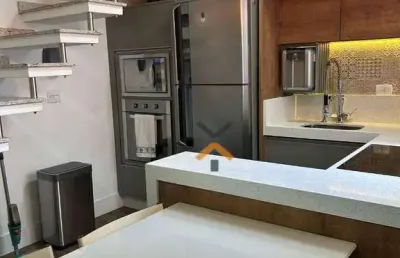 Cobertura com 2 dormitórios à venda, 108 m² por r$ 540.000,00 - parque novo oratório - santo andré/sp