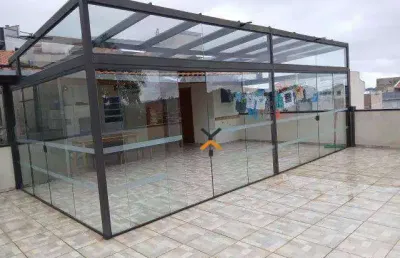 Cobertura com 3 dormitórios à venda, 112 m² por r$ 795.000 - parque oratório - santo andré/sp