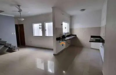 Cobertura com 2 dormitórios à venda, 93 m² por r$ 450.000,00 - vila bela vista - santo andré/sp