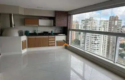 Apartamento com 4 dormitórios para alugar, 350 m² por r$ 17.486,67/mês - jardim - santo andré/sp