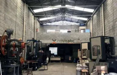 Galpão para alugar, 200 m² por r$ 8.310,00/mês - santa teresinha - santo andré/sp