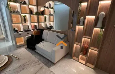 Apartamento com 2 dormitórios à venda, 56 m² por r$ 491.127 - vila assunção - santo andré/sp
