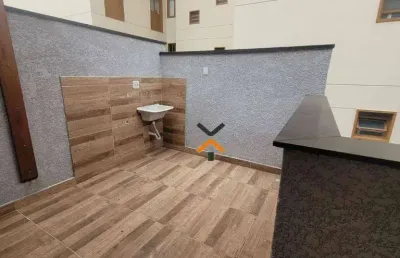 Cobertura com 2 dormitórios à venda, 84 m² por r$ 590.000,00 - vila bastos - santo andré/sp