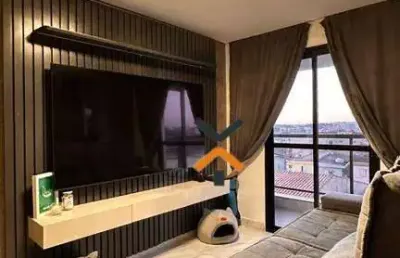Cobertura com 2 dormitório à venda, 90 m² por r$ 617.000 - cidade são jorge - santo andré/sp