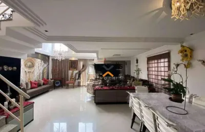 Cobertura com 4 dormitórios à venda, 350 m² por r$ 2.766.000,00 - jardim - santo andré/sp