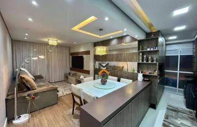 Apartamento com 3 dormitórios para alugar, 94 m² por r$ 11.425,00/mês - centro - são bernardo do campo/sp