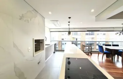 Apartamento para venda em são paulo, campo belo, 3 dormitórios, 3 suítes, 5 banheiros, 4 vagas