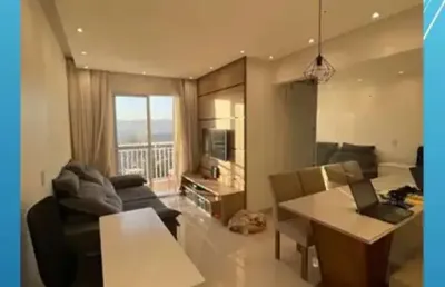 ✅  apartamento com 2 dormitórios, varanda  cond. marselha jandira
