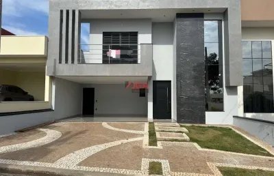 Casa em condomínio de luxo com 3 quartos e 4 vagas no parque olívio franceschini, hortolândia-sp - área de 250m²