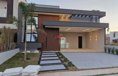 Imperdível: casa em condomínio à venda em indaiatuba sp. 3 suítes, 2 salas, 4 vagas, 195m².