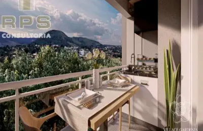 Apartamento à venda em atibaia, em localização privilegiada, com 2 quartos, 2 banheiros, churrasqueira, próximo da alameda lucas