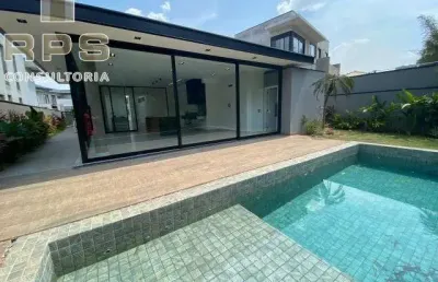Casa à venda no granville em atibaia, térrea, 4 suítes- 1 master com closet,, cozinha e área gourmet integradas, piscina em meio a natureza