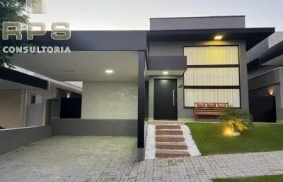 Casa térrea para venda no condomínio buona vita em atibaia, 3 quartos sendo 3 suítes, 4 banheiros, 2 vagas de garagem, piscina e área gourmet!