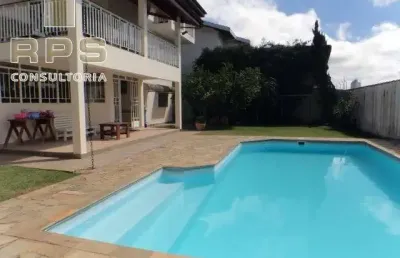 Casa para venda no nova gardênia em atibaia, 4 suítes, lavabo, piscina aquecida, lareira, escritório, piscina aquecida, salão gourmet