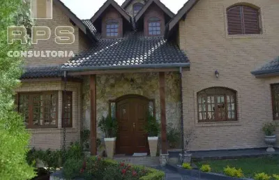 Casa alto padrão para venda na vila santista em atibaia, 04 quartos, lareira, escritório, piscina e área gourmet com churrasqueira
