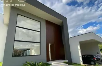 Casa de luxo à venda no condomínio figueira garden em atibaia,  4 quartos todos suítes, 6 vagas de garagem, piscina, espaço gourmet,  lazer completo!