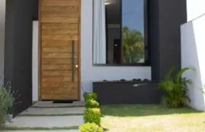 Casa térrea em condomínio fechado em bragança paulista com 3 suites 4 vagas