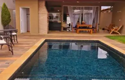 Casa a venda vila giglio,  atibaia, imóvel  semi mobiliado com 03 suites , sendo uma com closet, sala de estar , jantar e de tv , cozinha americana