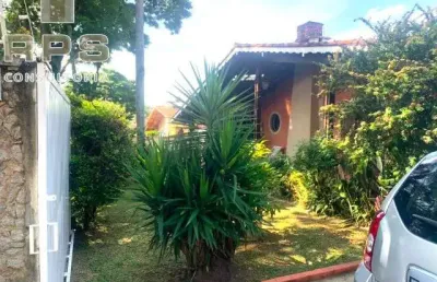 Casa térrea à venda na vila giglio,  6 quartos sendo 3 suítes,  edícula, piscina,  churrasqueira, amplo quintal gramado, lareira , 406m2 construída
