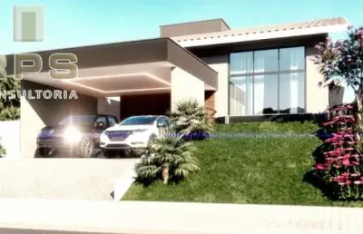 Casa em construção no  condomínio elementum em atibaia, térrea, 3 suites, piscina, área gourmet, infra estrutura completa de lazer e fácil acesso!azer