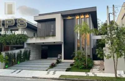 Casa alto padrão com 6 suítes, sauna, piscina aquecida com cascata, spa para 8 lugares ,praça de fogo na riviera golf club módulo 16