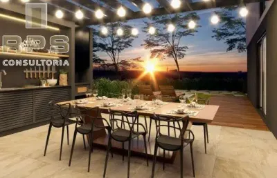 Casa a venda no residencial la reserva ii, 3 suites, escritório, ambientes integrados, espaço gourmet, quintal gramado, excelente localização