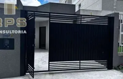 Casa nova , totalmente térrea ! área construída : 70 m² ,com 02 dormitórios , sendo 01 suite  cozinha em conceito aberto  lavanderia , garagem