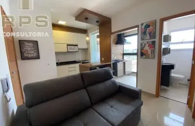 Apartamento à venda atibaia, mobiliado - comprar apartamento com  01 suite , sala de estar , banheiro , cozinha americana , lavanderia e 01 vaga