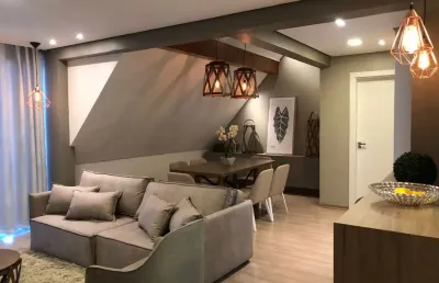 Excelente apartamento mobiliado 3 suítes, 160m², moura, gramado.