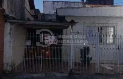 Terreno com 240m2 com casa terrea a venda no burgo paulista