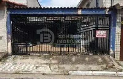 Casa terrea a venda - 3 quartos e 3 vagas de garagem - edicula - jd. popular