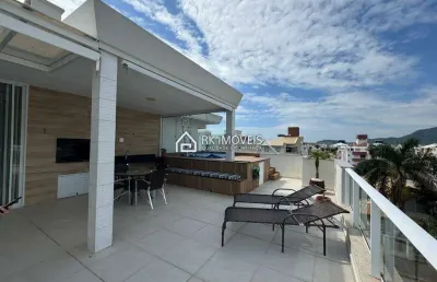 Linda cobertura com amplo terraço a venda na praia dos ingleses