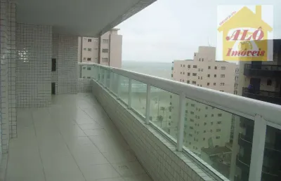 Apartamento com 3 dormitórios à venda, 139 m² por r$ 1.100.000,00 - vila guilhermina - praia grande/sp