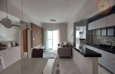 Apartamento com 2 dormitórios à venda, 72 m² por r$ 595.000,00 - caiçara - praia grande/sp