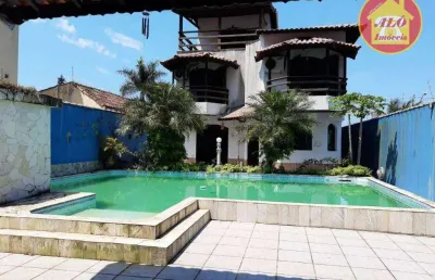 Sobrado com 6 dormitórios à venda, 327 m² por r$ 1.920.000,00 - canto do forte - praia grande/sp