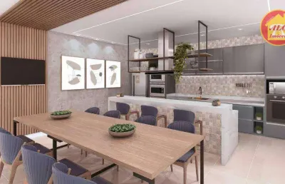 Apartamento à venda, 115 m² por r$ 560.000,00 - ocian - praia grande/sp