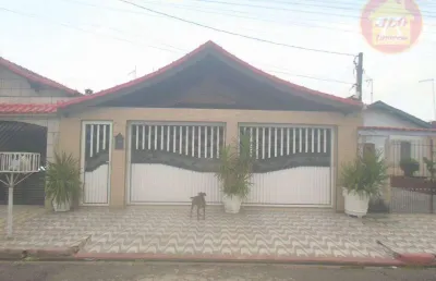 Casa com 3 dormitórios à venda, 115 m² por r$ 420.000,00 - jardim samambaia - praia grande/sp