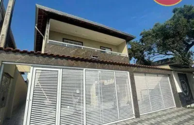 Casa com 2 quartos à venda,  por r$ 210.000 - jardim melvi - praia grande/sp