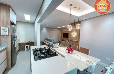 Apartamento com 3 quartos à venda, 117 m² por r$ 900.000 - ocian - praia grande/sp