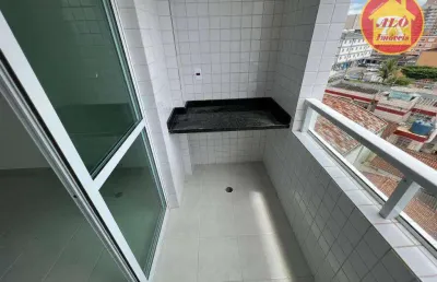 Apartamento com 02 quartos à venda, 51 m² por r$ 360.000 - mirim - praia grande/sp