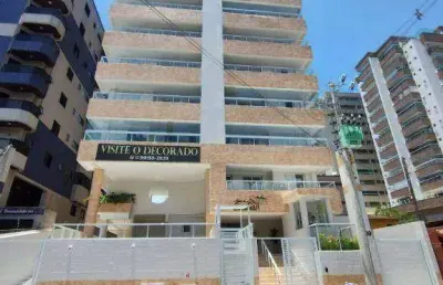 Apartamento com 2 quartos  à venda, 67 m² por r$ 420.000 - vila caiçara - praia grande/sp