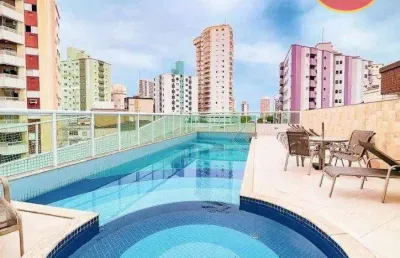 Apartamento com 2 quartos à venda, 63 m² por r$ 405.000 - vila guilhermina - praia grande/sp