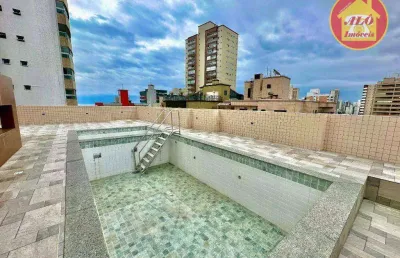 Apartamento com 1 dormitório à venda, 42 m² por r$ 295.000,00 - aviação - praia grande/sp