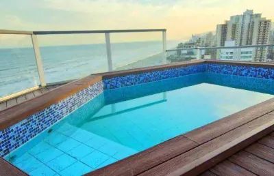 Cobertura com 5 quartos à venda por r$ 1.900.000 - aviação - praia grande/sp